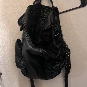 faux leather backpack
